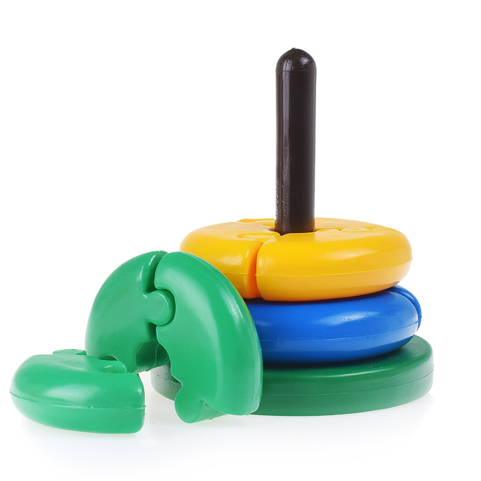 Фото к товару Пирамидка "Логика" кроха (конус) Пирамидка "Логика" кроха (конус)