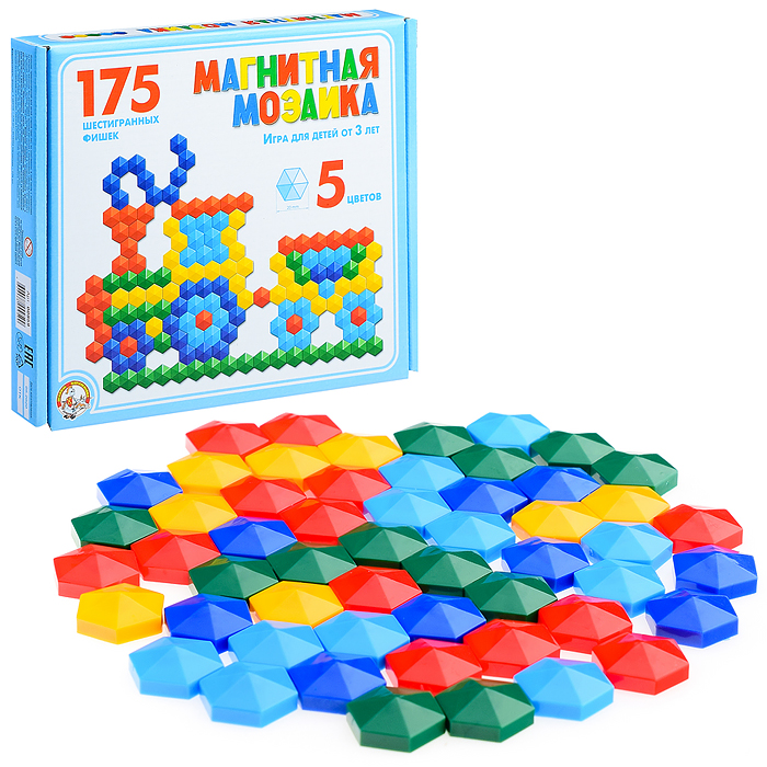 Мозаика магнитная 175 фишек Мозаика магнитная 175 фишек