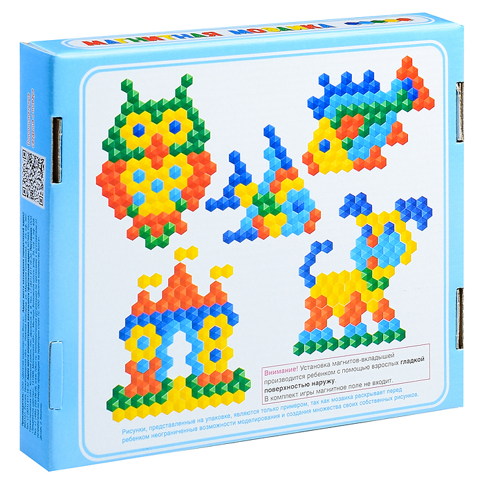 Фото к товару Мозаика магнитная 175 фишек Мозаика магнитная 175 фишек