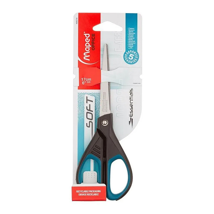 Ножницы 170 мм "Essentials soft", с прорезиненными ручками, симметричные