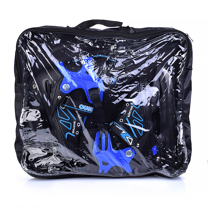 Фото к товару Коньки детские 00-1376, размер L, синий Коньки детские 00-1376, размер L, синий