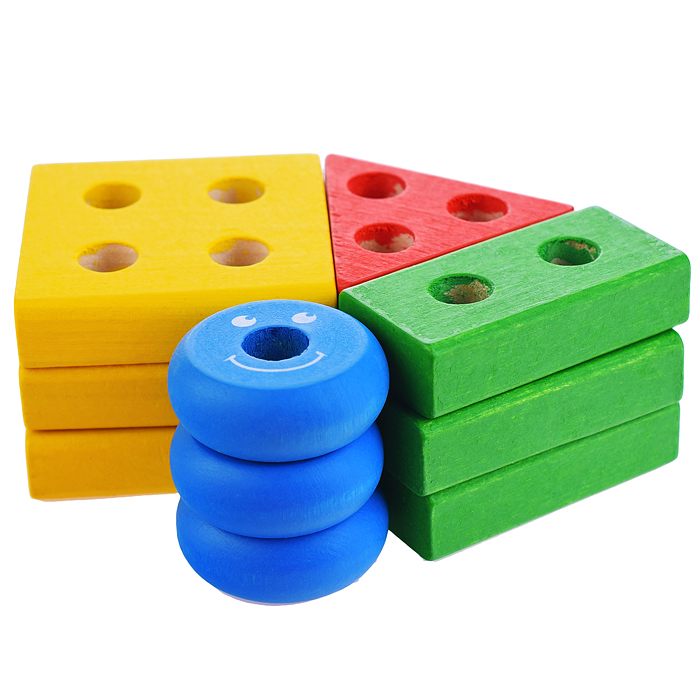 Фото к товару Пирамидка "Геометрик "Цвета и формы" Пирамидка "Геометрик "Цвета и формы"