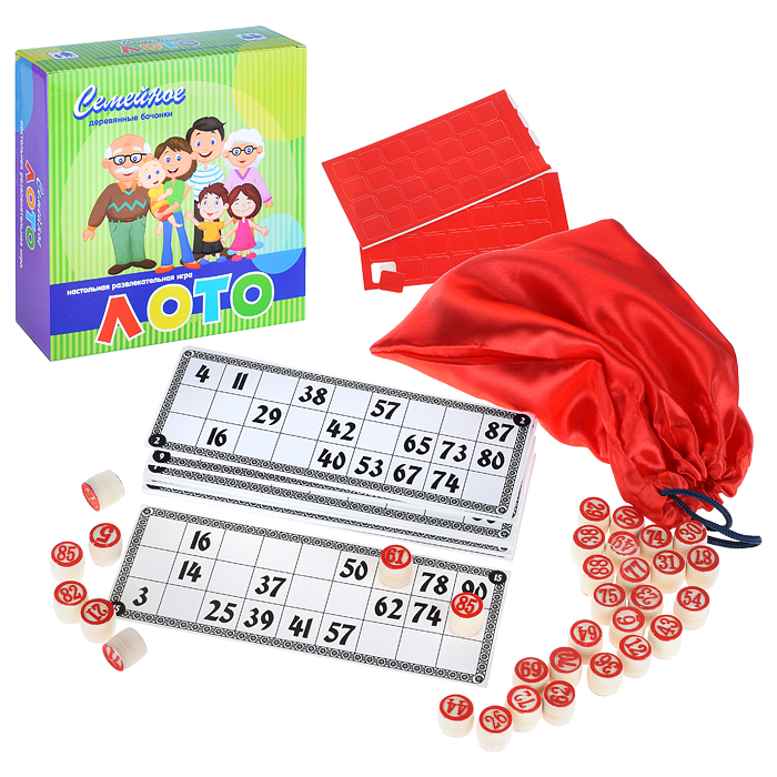 Настольная игра "Лото семейное" Настольная игра "Лото семейное"
