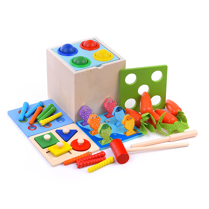 Фото к товару Куб развивающий D1203 "Развивай-ка!"(5в1) в коробке Куб развивающий D1203 "Развивай-ка!"(5в1) в коробке