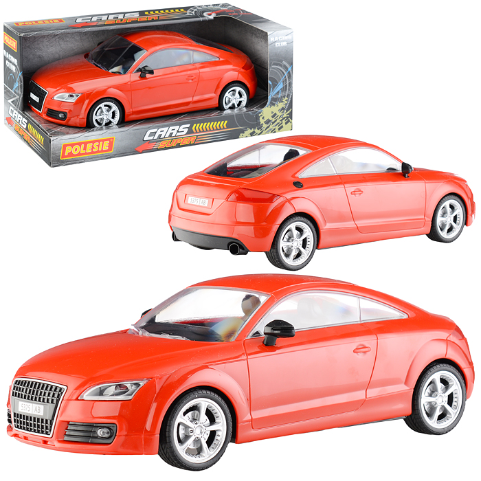 Автомобиль легковой "Легенда-V4" инерционный (красный) (в коробке)