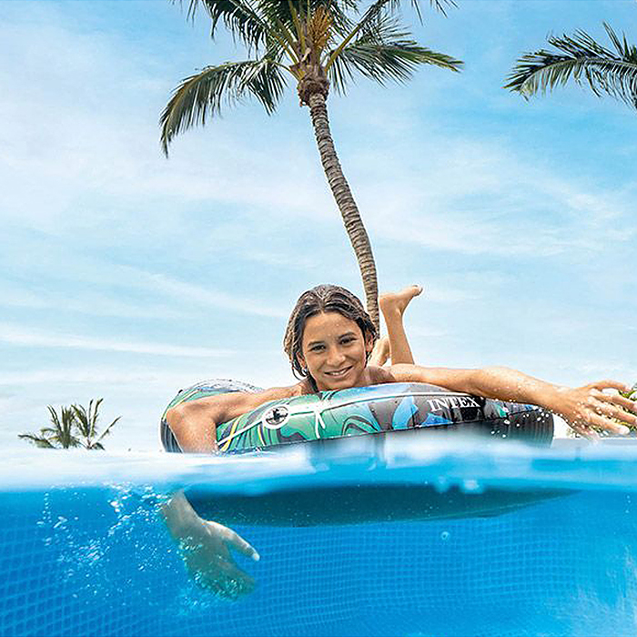 Фото к товару Круг для плавания River Rat, d=122 см, от 9 лет, 68209NP INTEX Круг для плавания River Rat, d=122 см, от 9 лет, 68209NP INTEX