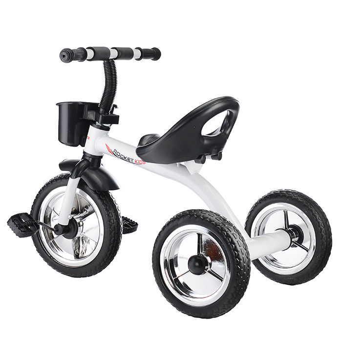 Фото к товару Велосипед XEL-002, 3-х колесный, белый Велосипед XEL-002, 3-х колесный, белый