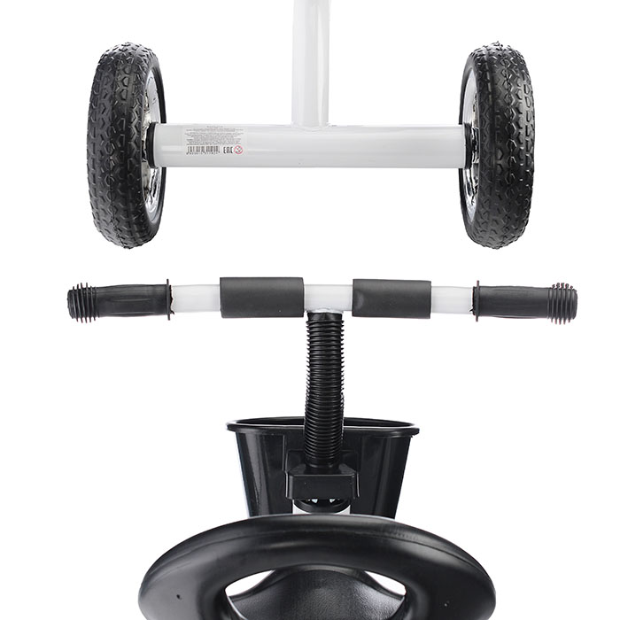 Фото к товару Велосипед XEL-002, 3-х колесный, белый Велосипед XEL-002, 3-х колесный, белый