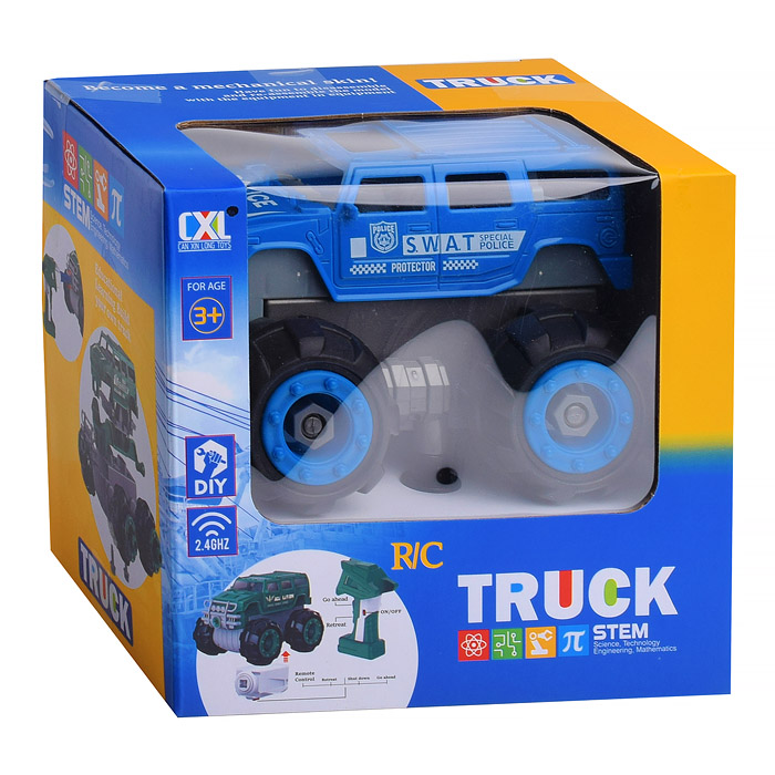 Фото к товару Конструктор CXL700-11B "Машина" с отверткой, в коробке Конструктор CXL700-11B "Машина" с отверткой, в коробке