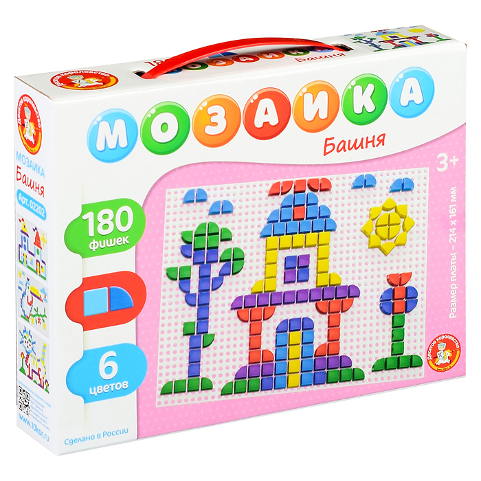 Мозаика "Башня" фигурная 180 эл Мозаика "Башня" фигурная 180 эл