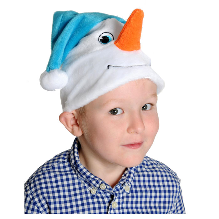 Головной убор швейный "Шапка детская "Снеговичок" р. 52-54 Головной убор швейный "Шапка детская "Снеговичок" р. 52-54