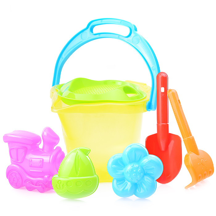 Песочный набор № 135 (ведро 1,1 л кувшин прозрачное, сито, лопатка 19 см, грабли 19 см, 3формочки) Песочный набор № 135 (ведро 1,1 л кувшин прозрачное, сито, лопатка 19 см, грабли 19 см, 3формочки)