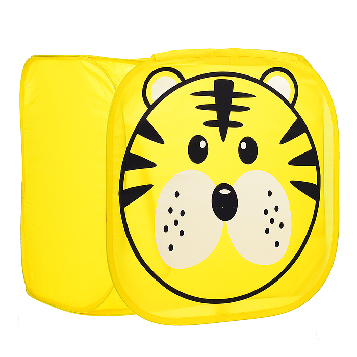 Фото к товару Корзина для игрушек 00-0093 "Тигр" желтый, 45*45*45см. Корзина для игрушек 00-0093 "Тигр" желтый, 45*45*45см.