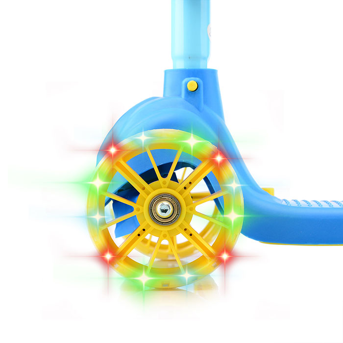 Фото к товару Самокат U066849Y синий, в коробке Самокат U066849Y синий, в коробке