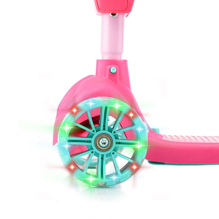 Фото к товару Самокат U066850Y розовый, в коробке Самокат U066850Y розовый, в коробке