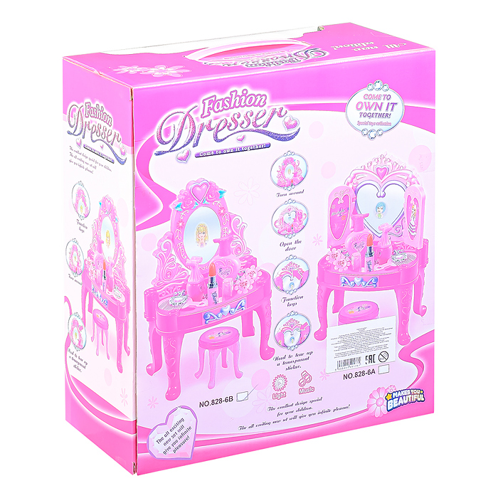 Фото к товару Игровой набор CX-828B "Стилист" в коробке Игровой набор CX-828B "Стилист" в коробке