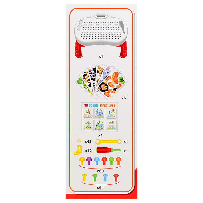 Конструктор 666-29 (188 дет.) в коробке