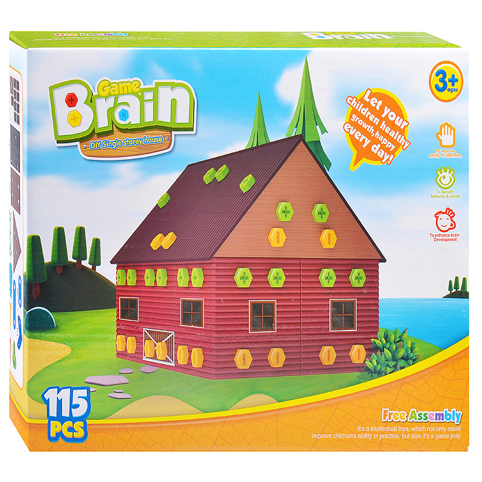 Конструктор A1801 "Домик" в коробке Конструктор A1801 "Домик" в коробке