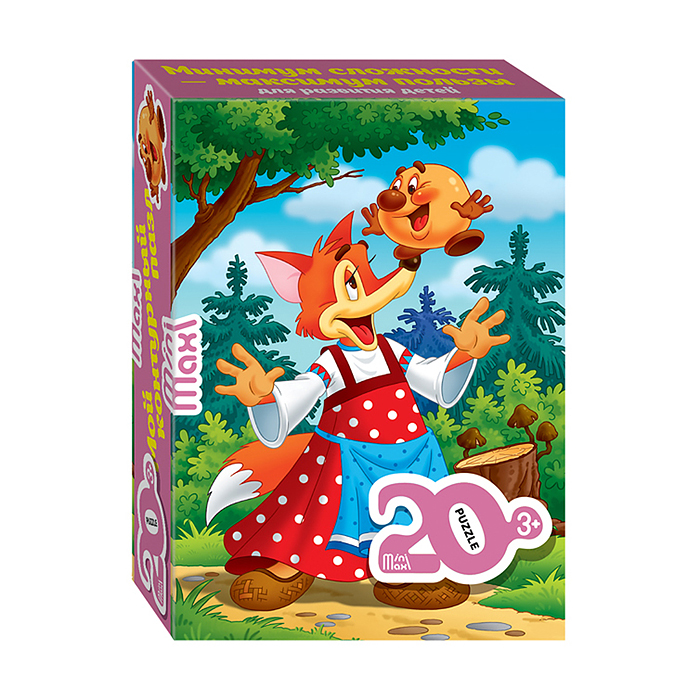 Пазлы 20 "Колобок" (Mini-maxi) Пазлы 20 "Колобок" (Mini-maxi)