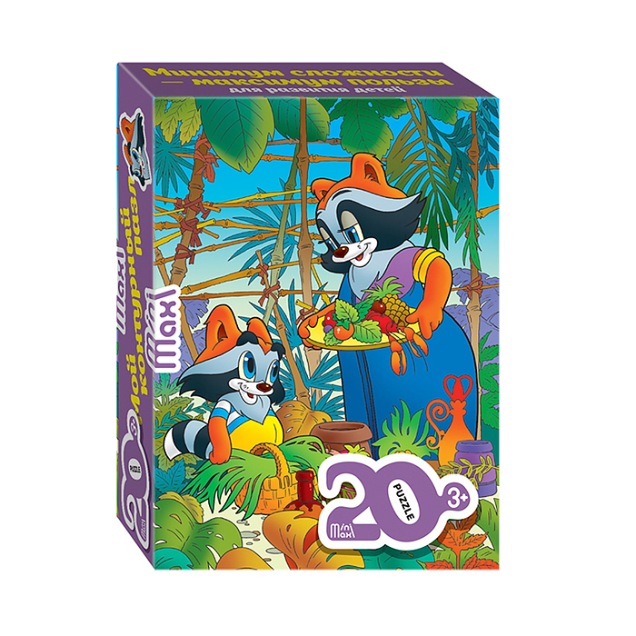 Пазлы 20 "Крошка Енот" (Mini-maxi) Пазлы 20 "Крошка Енот" (Mini-maxi)