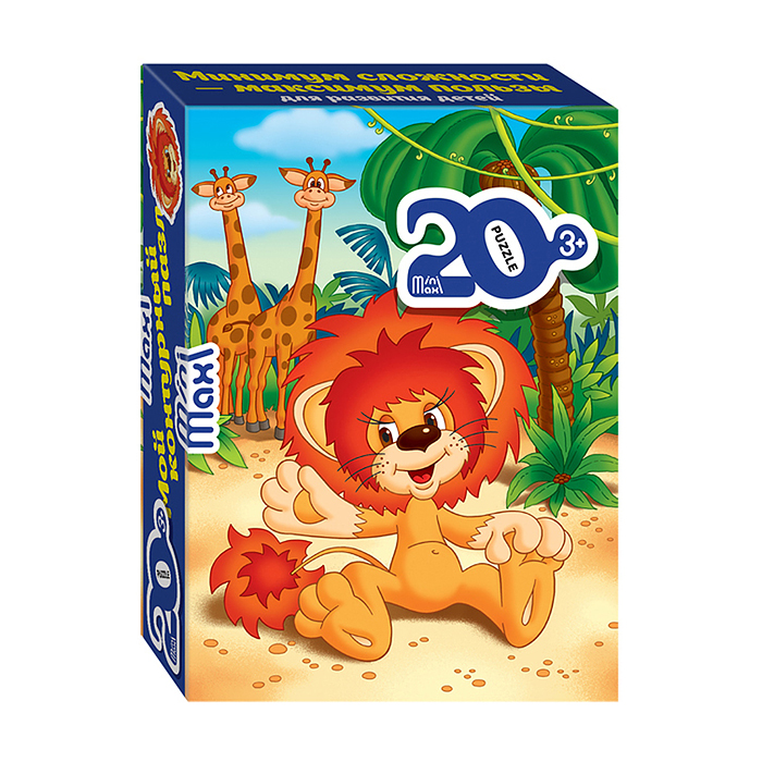 Пазлы 20 "Львёнок и Черепаха" (Mini-maxi) Пазлы 20 "Львёнок и Черепаха" (Mini-maxi)