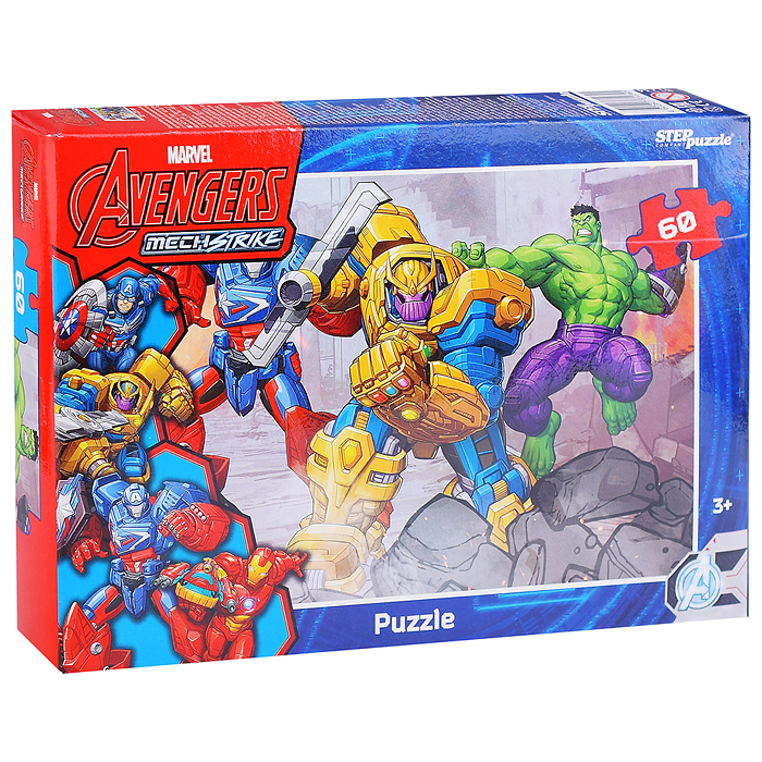 Пазлы 60 "Avengers MECH Strike" (Marvel) Пазлы 60 "Avengers MECH Strike" (Marvel)
