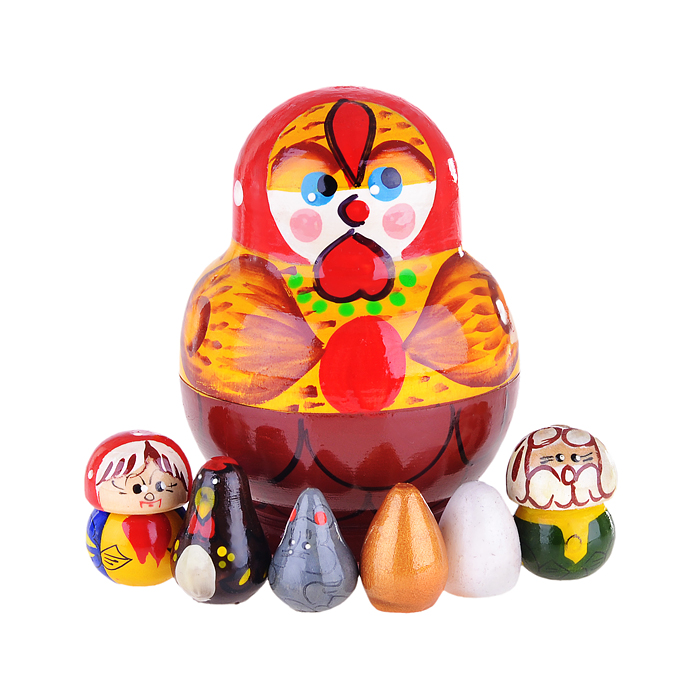 Пальчиковый театр Курочка ряба -6 шт./в футляре Пальчиковый театр Курочка ряба -6 шт./в футляре