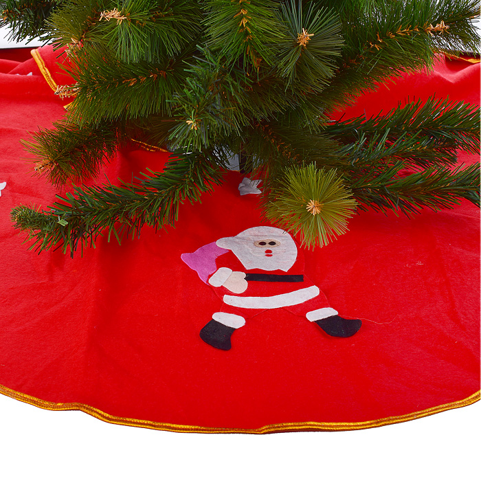 Фото к товару Новогоднее украшение S0909 (покрывало для елки) 90см. Новогоднее украшение S0909 (покрывало для елки) 90см.