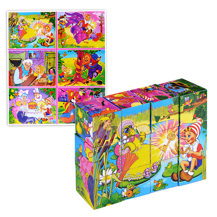 Кубики в картинках 10 Буратино ( из 12-ти штук) Кубики в картинках 10 Буратино ( из 12-ти штук)