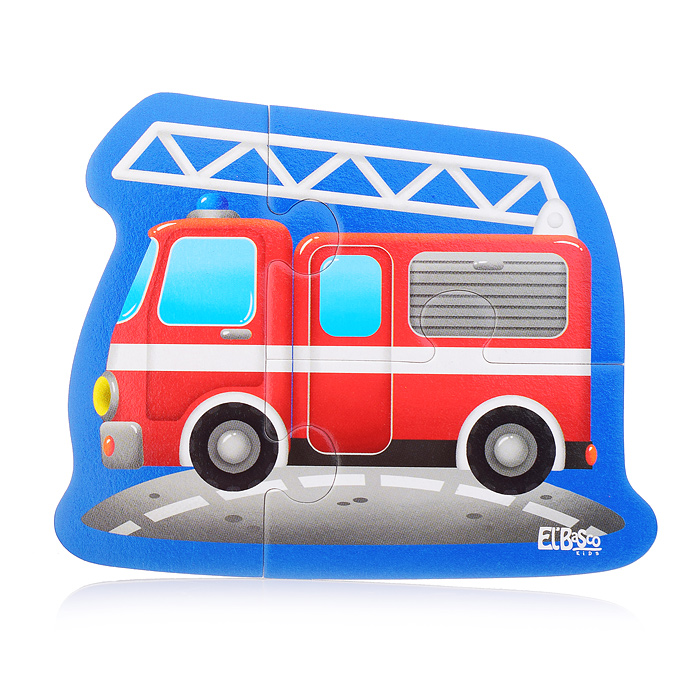 Магнитный пазл "Полезные машины"