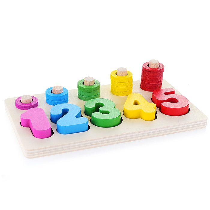 Фото к товару Пирамидка-вкладыш от 1 до 5 Пирамидка-вкладыш от 1 до 5