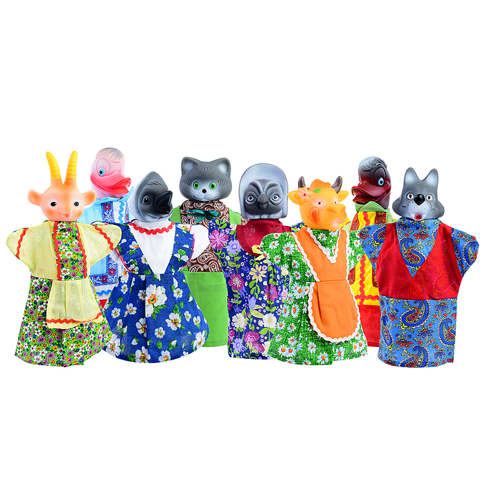 Фото к товару Кукольный театр "Ладушки - ладушки" (8 перс., книга) Кукольный театр "Ладушки - ладушки" (8 перс., книга)