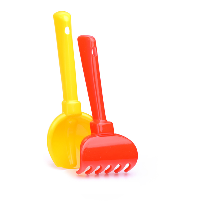 Фото к товару Набор №219: ведро малое с наклейкой, совок №2, грабельки №2 Набор №219: ведро малое с наклейкой, совок №2, грабельки №2