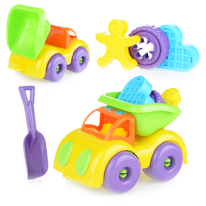 Песочный набор с машинкой "Баловень" Песочный набор с машинкой "Баловень"