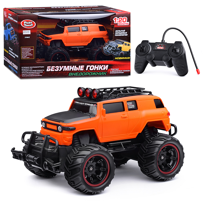 Фото к товару Машина 9854-05/06 "Внедорожник "Бездорожье" р/у, 27 MHz, 1:20 в коробке Машина 9854-05/06 "Внедорожник "Бездорожье" р/у, 27 MHz, 1:20 в коробке