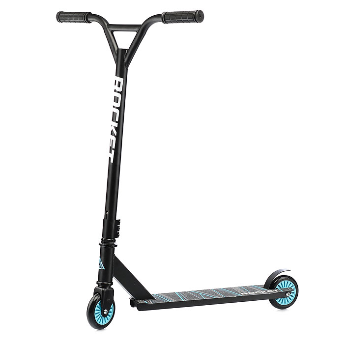 Фото к товару Самокат трюковый ROCKET,колеса PU/пластик 100 мм,ABEC 7 Самокат трюковый ROCKET,колеса PU/пластик 100 мм,ABEC 7