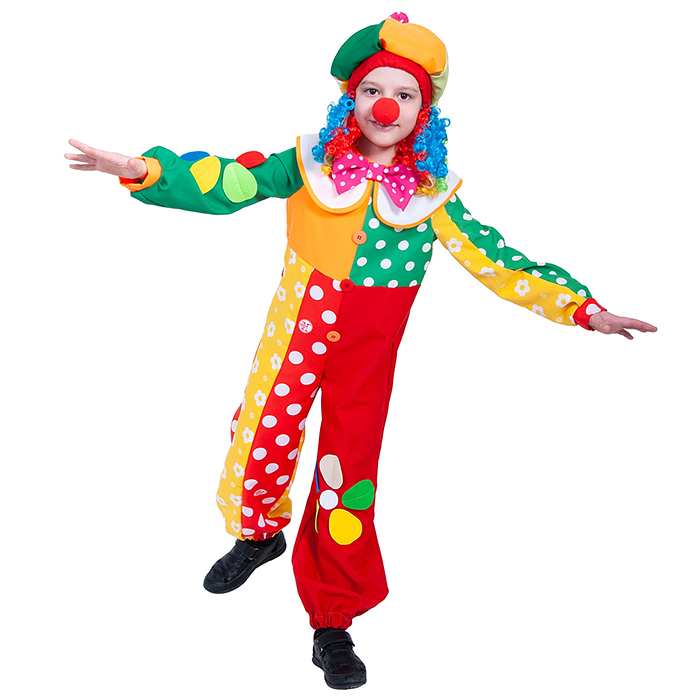 Изделие швейное "Набор карнавальный "Клоун Филя" дет. р-р M (рост 128-134) Изделие швейное "Набор карнавальный "Клоун Филя" дет. р-р M (рост 128-134)