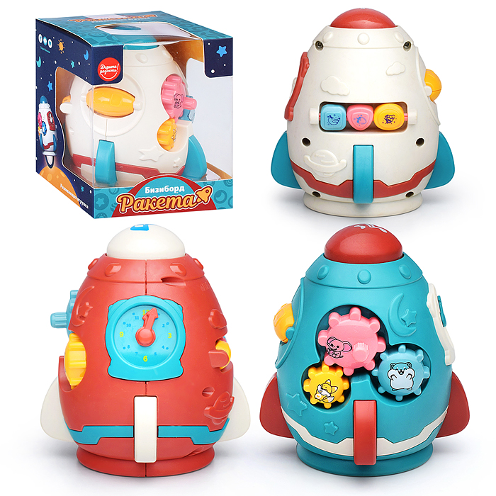 Бизиборд UT0050 "Ракета" в коробке Бизиборд UT0050 "Ракета" в коробке