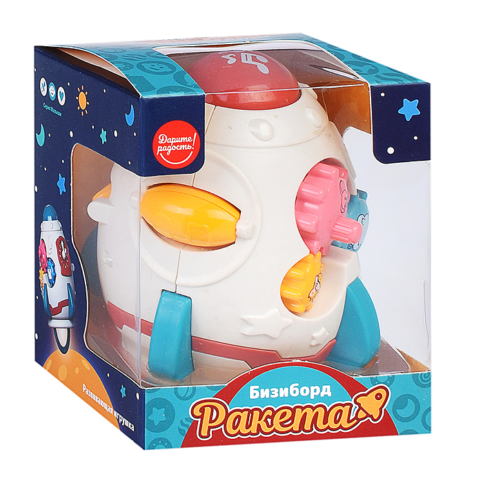 Фото к товару Бизиборд UT0050 "Ракета" в коробке Бизиборд UT0050 "Ракета" в коробке