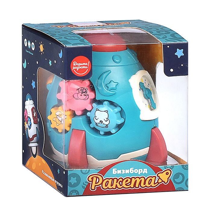 Фото к товару Бизиборд UT0050 "Ракета" в коробке Бизиборд UT0050 "Ракета" в коробке