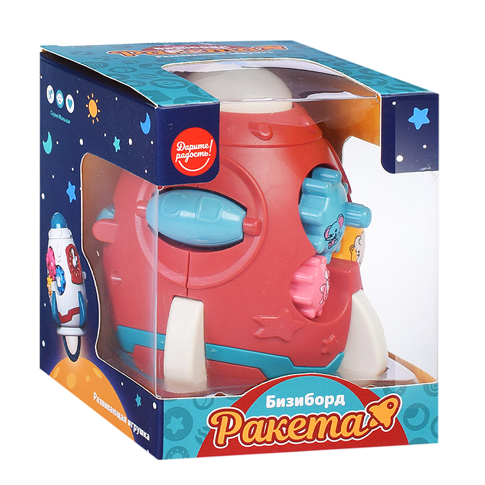 Фото к товару Бизиборд UT0050 "Ракета" в коробке Бизиборд UT0050 "Ракета" в коробке