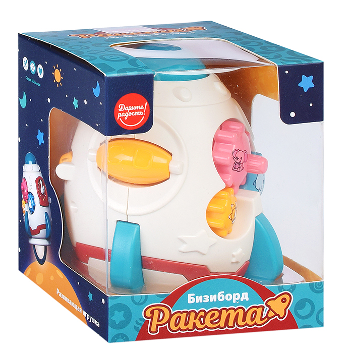 Фото к товару Бизиборд UT0050 "Ракета" в коробке Бизиборд UT0050 "Ракета" в коробке