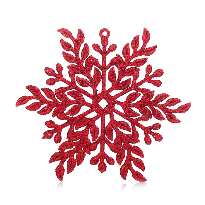 Новогоднее украшение S1034 "Снежинки" в пакете