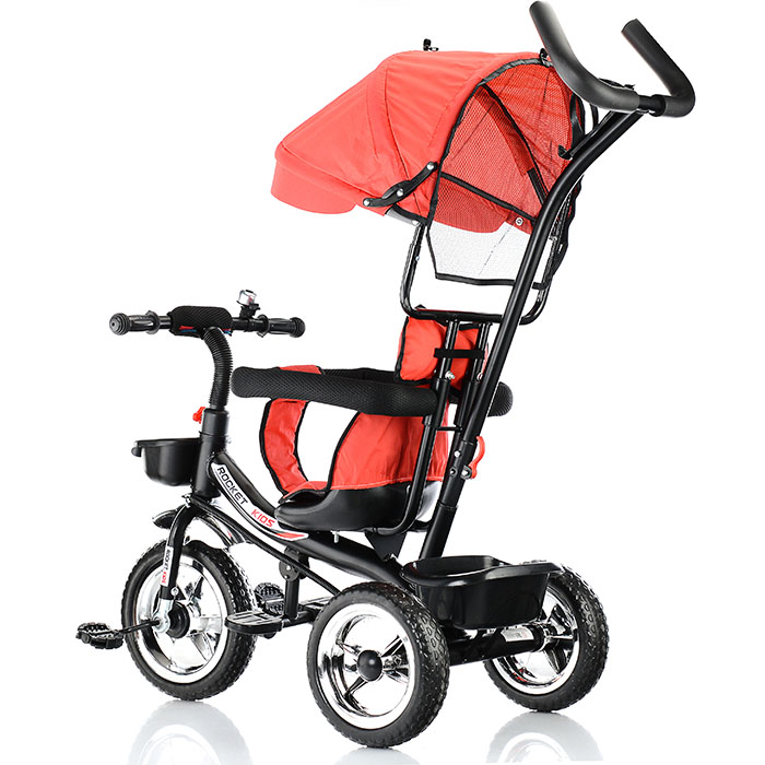 Фото к товару Велосипед 618 3-х колесный, красный Велосипед 618 3-х колесный, красный