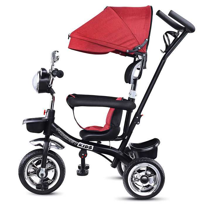 Фото к товару Велосипед 5088 3-х колесный, красный Велосипед 5088 3-х колесный, красный