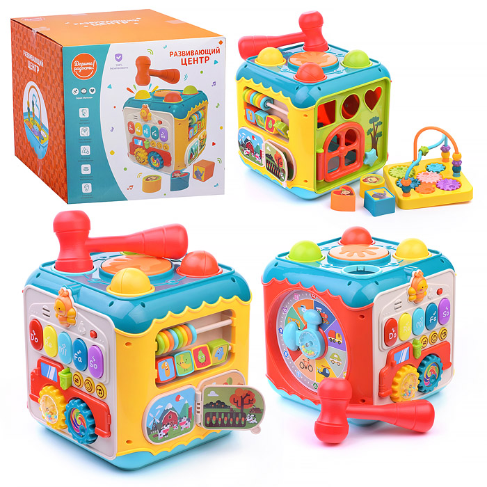 Развивающий центр "Мультикуб" в коробке Развивающий центр "Мультикуб" в коробке