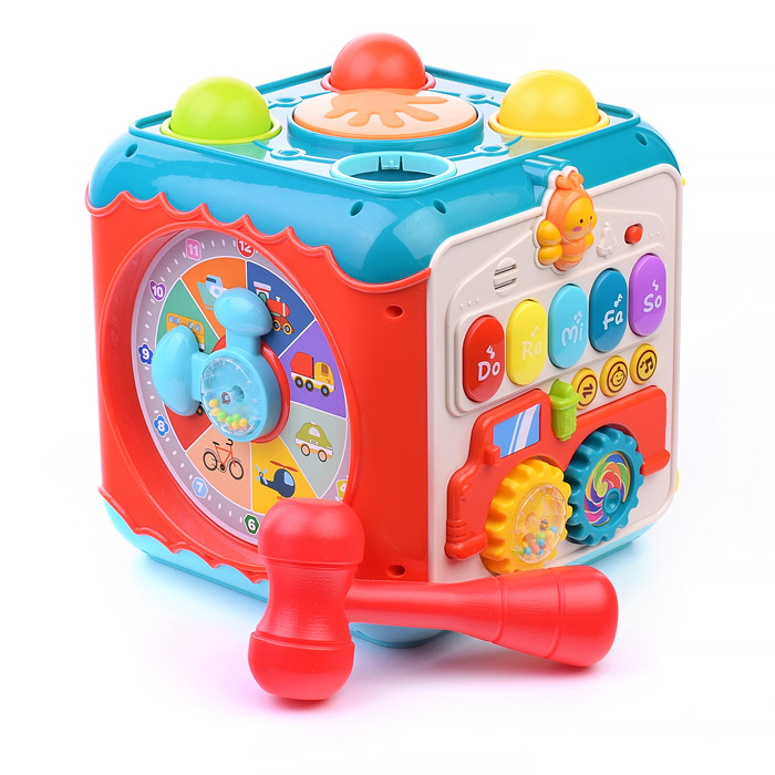 Фото к товару Развивающий центр "Мультикуб" в коробке Развивающий центр "Мультикуб" в коробке