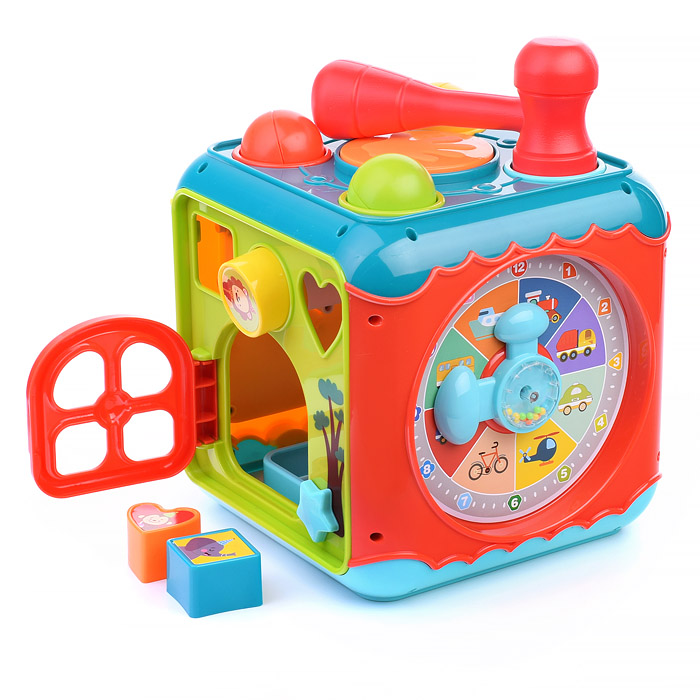 Фото к товару Развивающий центр "Мультикуб" в коробке Развивающий центр "Мультикуб" в коробке