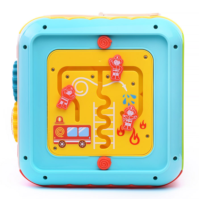 Фото к товару Развивающий центр "Мультикуб" в коробке Развивающий центр "Мультикуб" в коробке