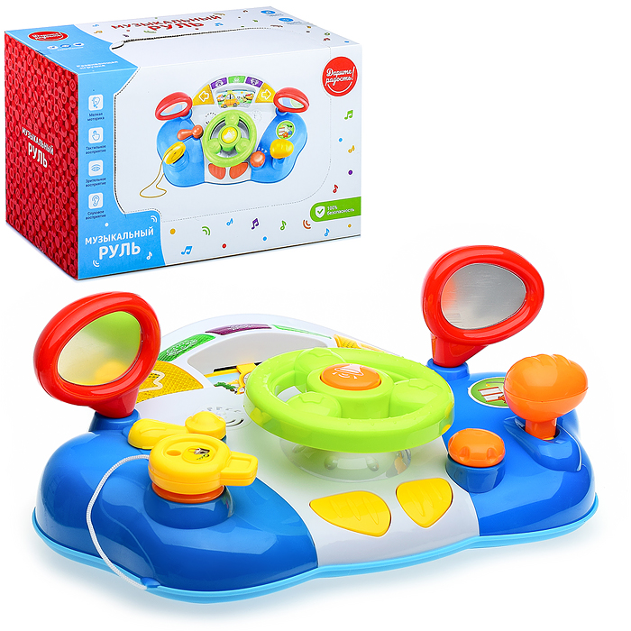 Руль музыкальный UT0006 "Юный водитель", световые и звуковые эффекты Руль музыкальный UT0006 "Юный водитель", световые и звуковые эффекты